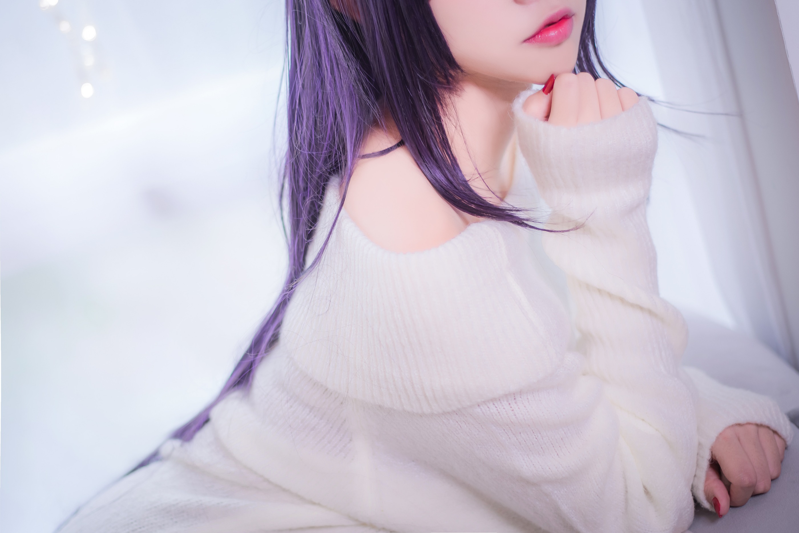 图片[1]-二佐Nisa – NO.074 二佐 霞之丘诗羽学姐毛衣 [47P]-XikXak
